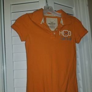 Hollister logo polo top size s **BUNDLES AVAILABLE